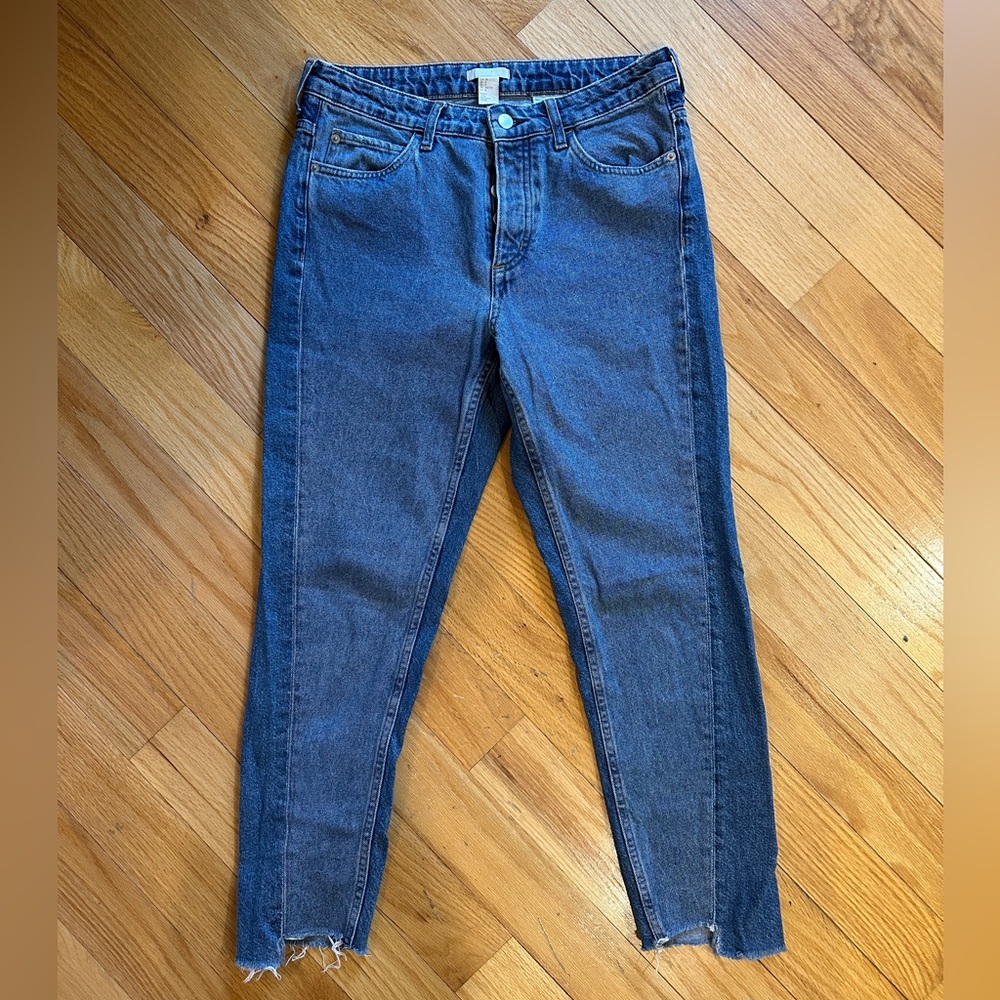 H&M mid-rise straight legs jeans